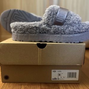 Lilac Ugg slides size 8w